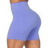 imageSunzel No Front Seam Biker Shorts for Women with Pockets Yoga Workout Gym Bike Shorts with Tummy ControlBlackperiwinkle 2 Pack
