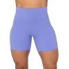 imageSunzel No Front Seam Biker Shorts for Women with Pockets Yoga Workout Gym Bike Shorts with Tummy ControlBlackperiwinkle 2 Pack