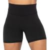 imageSunzel No Front Seam Biker Shorts for Women with Pockets Yoga Workout Gym Bike Shorts with Tummy ControlBlackperiwinkle 2 Pack