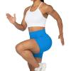 imageSunzel No Front Seam Biker Shorts for Women with Pockets Yoga Workout Gym Bike Shorts with Tummy ControlClassic Blue