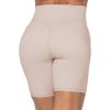 imageSunzel No Front Seam Biker Shorts for Women with Pockets Yoga Workout Gym Bike Shorts with Tummy ControlCreamy Skin
