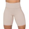 imageSunzel No Front Seam Biker Shorts for Women with Pockets Yoga Workout Gym Bike Shorts with Tummy ControlCreamy Skin