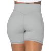 imageSunzel No Front Seam Biker Shorts for Women with Pockets Yoga Workout Gym Bike Shorts with Tummy ControlGrey
