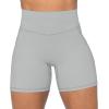 imageSunzel No Front Seam Biker Shorts for Women with Pockets Yoga Workout Gym Bike Shorts with Tummy ControlGrey