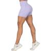 imageSunzel No Front Seam Biker Shorts for Women with Pockets Yoga Workout Gym Bike Shorts with Tummy ControlLilac
