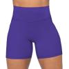 imageSunzel No Front Seam Biker Shorts for Women with Pockets Yoga Workout Gym Bike Shorts with Tummy ControlNavy Blue