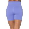imageSunzel No Front Seam Biker Shorts for Women with Pockets Yoga Workout Gym Bike Shorts with Tummy ControlPeriwinkle
