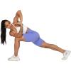 imageSunzel No Front Seam Biker Shorts for Women with Pockets Yoga Workout Gym Bike Shorts with Tummy ControlPeriwinkle