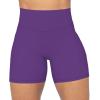 imageSunzel No Front Seam Biker Shorts for Women with Pockets Yoga Workout Gym Bike Shorts with Tummy ControlPetunia