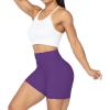 imageSunzel No Front Seam Biker Shorts for Women with Pockets Yoga Workout Gym Bike Shorts with Tummy ControlPetunia