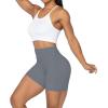imageSunzel No Front Seam Biker Shorts for Women with Pockets Yoga Workout Gym Bike Shorts with Tummy ControlPoppy Sead