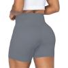 imageSunzel No Front Seam Biker Shorts for Women with Pockets Yoga Workout Gym Bike Shorts with Tummy ControlPoppy Sead