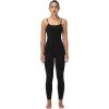 imageSunzel One Piece Jumpsuits for Women Casual Sexy Spaghetti Straps Leggings Bodysuit Tummy Control Yoga Workout RomperBlack
