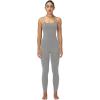 imageSunzel One Piece Jumpsuits for Women Casual Sexy Spaghetti Straps Leggings Bodysuit Tummy Control Yoga Workout RomperGray