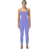 imageSunzel One Piece Jumpsuits for Women Casual Sexy Spaghetti Straps Leggings Bodysuit Tummy Control Yoga Workout RomperPeriwinkle