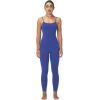 imageSunzel One Piece Jumpsuits for Women Casual Sexy Spaghetti Straps Leggings Bodysuit Tummy Control Yoga Workout RomperSapphire Blue