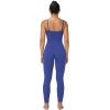 imageSunzel One Piece Jumpsuits for Women Casual Sexy Spaghetti Straps Leggings Bodysuit Tummy Control Yoga Workout RomperSapphire Blue