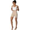 imageSunzel Sunzfly Crossover Biker Shorts for Women No Front Seam V High Waist Yoga Workout Gym Shorts with Tummy ControlBeige