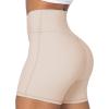 imageSunzel Sunzfly Crossover Biker Shorts for Women No Front Seam V High Waist Yoga Workout Gym Shorts with Tummy ControlBeige