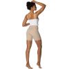imageSunzel Sunzfly Crossover Biker Shorts for Women No Front Seam V High Waist Yoga Workout Gym Shorts with Tummy ControlBeige