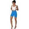 imageSunzel Sunzfly Crossover Biker Shorts for Women No Front Seam V High Waist Yoga Workout Gym Shorts with Tummy ControlClassic Blue