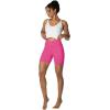 imageSunzel Sunzfly Crossover Biker Shorts for Women No Front Seam V High Waist Yoga Workout Gym Shorts with Tummy ControlHot Pink