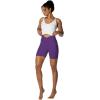 imageSunzel Sunzfly Crossover Biker Shorts for Women No Front Seam V High Waist Yoga Workout Gym Shorts with Tummy ControlPetunia