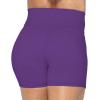imageSunzel Sunzfly Crossover Biker Shorts for Women No Front Seam V High Waist Yoga Workout Gym Shorts with Tummy ControlPetunia