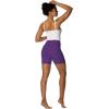 imageSunzel Sunzfly Crossover Biker Shorts for Women No Front Seam V High Waist Yoga Workout Gym Shorts with Tummy ControlPetunia