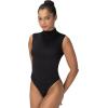 imageSunzel Thong Bodysuit for Women Sleeveless Mock Turtleneck Shapewear High Neck Stretchy ampamp Sexy TopBlack
