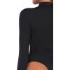 imageSunzel Turtleneck Bodysuits for Women Long Sleeve Going Out Tops Sexy One Piece Shirt Tees Tights Casual Outfits LeotardsBlack