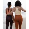 imageSunzel Free to Be Tank Crop Ribbed Tank Tops Seamless Racerback Camisoles No pad Camis Cropped Workout Gym YogaBbeige Coral Teal3pcscrop