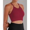 imageSunzel Free to Be Tank Crop Ribbed Tank Tops Seamless Racerback Camisoles No pad Camis Cropped Workout Gym YogaDarkred Blue White3pcscrop