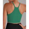 imageSunzel Free to Be Tank Crop Ribbed Tank Tops Seamless Racerback Camisoles No pad Camis Cropped Workout Gym YogaHotpink Golfgreen Splashblue3pcscrop