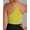 imageSunzel Free to Be Tank Crop Ribbed Tank Tops Seamless Racerback Camisoles No pad Camis Cropped Workout Gym YogaLilac Fragilesprout Gumpink3pcscrop