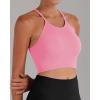 imageSunzel Free to Be Tank Crop Ribbed Tank Tops Seamless Racerback Camisoles No pad Camis Cropped Workout Gym YogaLilac Fragilesprout Gumpink3pcscrop