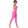 imageSunzel Jumpsuits for Women Backless Seamless Workout One Piece Bodycon Romper Scoop Neck Butt Scrunch Leggings UnitardHot Pink