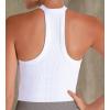 imageSunzel Ribbed Tank Tops for Women Halter High Neck Seamless Cute Crop Top Basics Sleeveless Workout Athletic Yoga ShirtsWhitehot Pink Waist Length 2 Pack