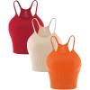 Red Beige Orange(3pcs)-crop