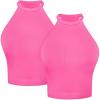 Hot Pink+hot Pink (Waist Length) 2 Pack