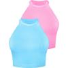Sky Blue+bubblegum (Crop) 2 Pack