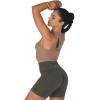 imageSunzel Butt Scrunch Seamless Shorts Womens 5 Inch Workout Shorts High Waist Stretch Booty Short for GymYogaRunningBikingAmy Forest
