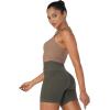 imageSunzel Butt Scrunch Seamless Shorts Womens 5 Inch Workout Shorts High Waist Stretch Booty Short for GymYogaRunningBikingAmy Forest