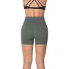 imageSunzel Butt Scrunch Seamless Shorts Womens 5 Inch Workout Shorts High Waist Stretch Booty Short for GymYogaRunningBikingAmy Forest
