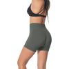 imageSunzel Butt Scrunch Seamless Shorts Womens 5 Inch Workout Shorts High Waist Stretch Booty Short for GymYogaRunningBikingAmy Forest