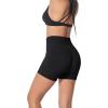 imageSunzel Butt Scrunch Seamless Shorts Womens 5 Inch Workout Shorts High Waist Stretch Booty Short for GymYogaRunningBikingBlack