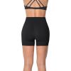 imageSunzel Butt Scrunch Seamless Shorts Womens 5 Inch Workout Shorts High Waist Stretch Booty Short for GymYogaRunningBikingBlack