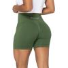 imageSunzel Butt Scrunch Seamless Shorts Womens 5 Inch Workout Shorts High Waist Stretch Booty Short for GymYogaRunningBikingBronze Green