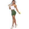 imageSunzel Butt Scrunch Seamless Shorts Womens 5 Inch Workout Shorts High Waist Stretch Booty Short for GymYogaRunningBikingBronze Green