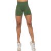 imageSunzel Butt Scrunch Seamless Shorts Womens 5 Inch Workout Shorts High Waist Stretch Booty Short for GymYogaRunningBikingBronze Green